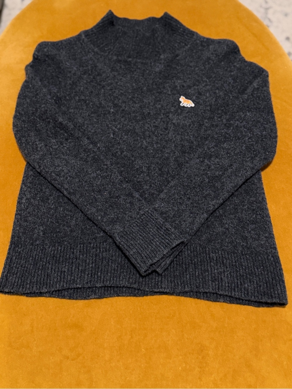 Maison Kitsuné Baby Fox
Patch Boxy Turtleneck Sweater